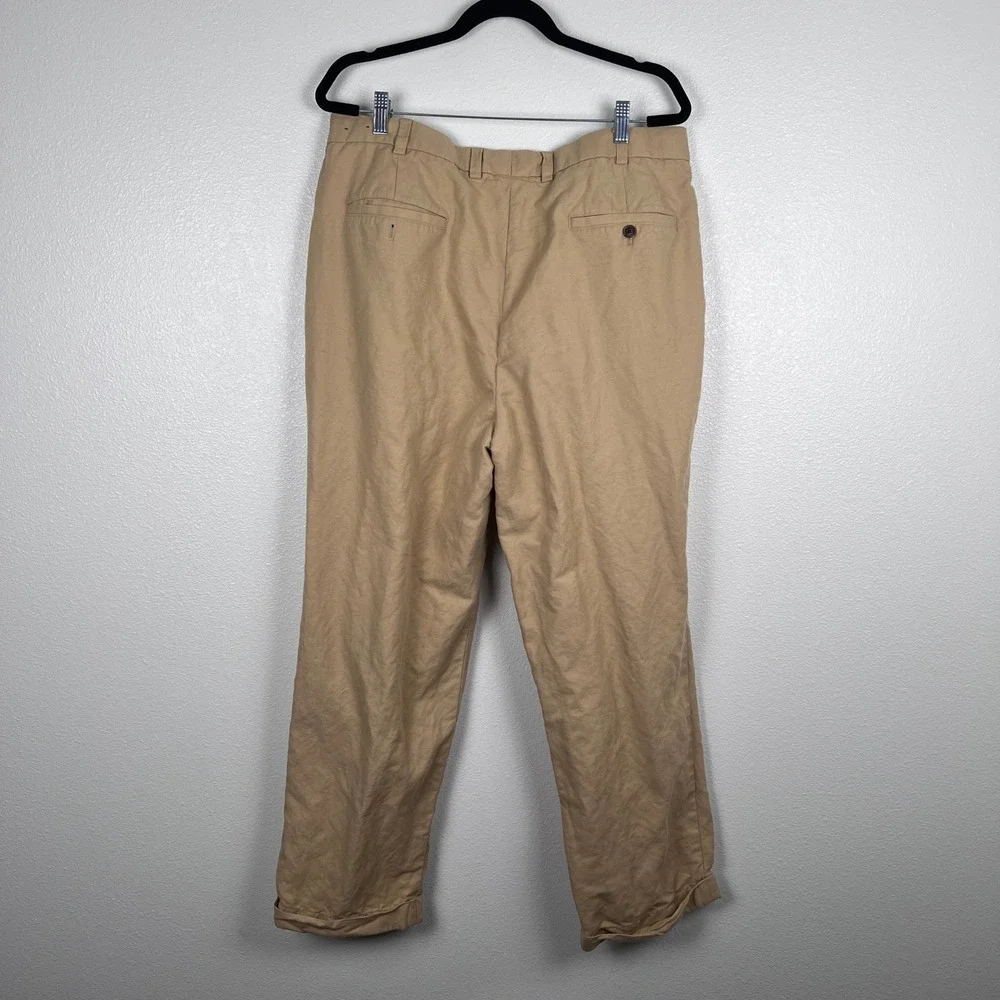 Brooks Brothers Men's Elliot Dress Pants Tan Sz 38x30
